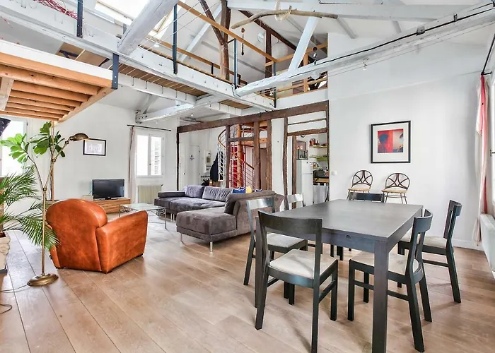 דירה Charming Duplex Bastille By Weekome *